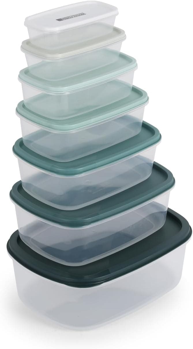 7 dona plastik saqlash idishi to'plami