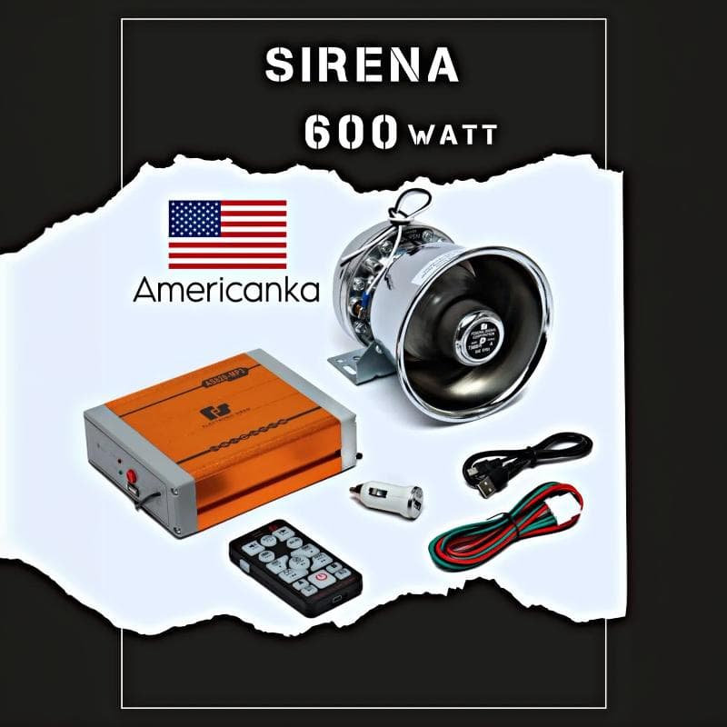 600W quvvatdagi Amerikanka sirena
