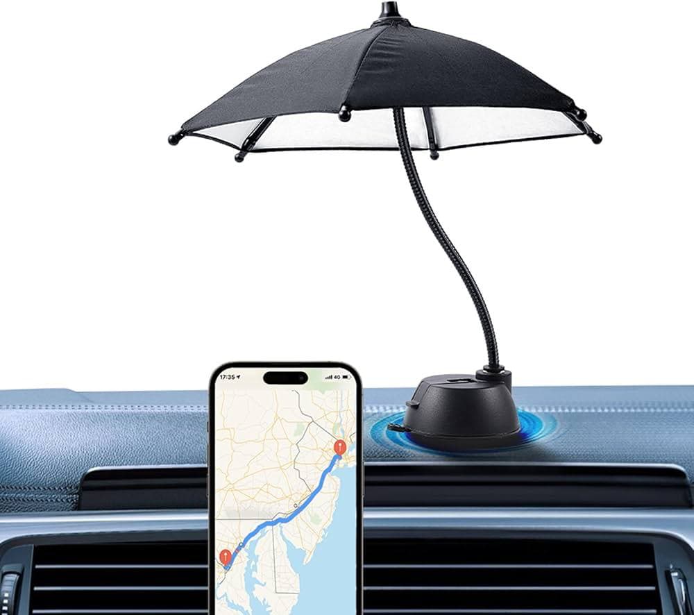 ☂️Avtomobil tarpedasida telefon uchun Soyabon